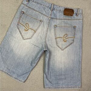 Vintage y2k baggy‎ ecko unltd jean shorts